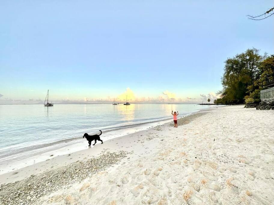 Meri Lodge Huahine Fare ภายนอก รูปภาพ
